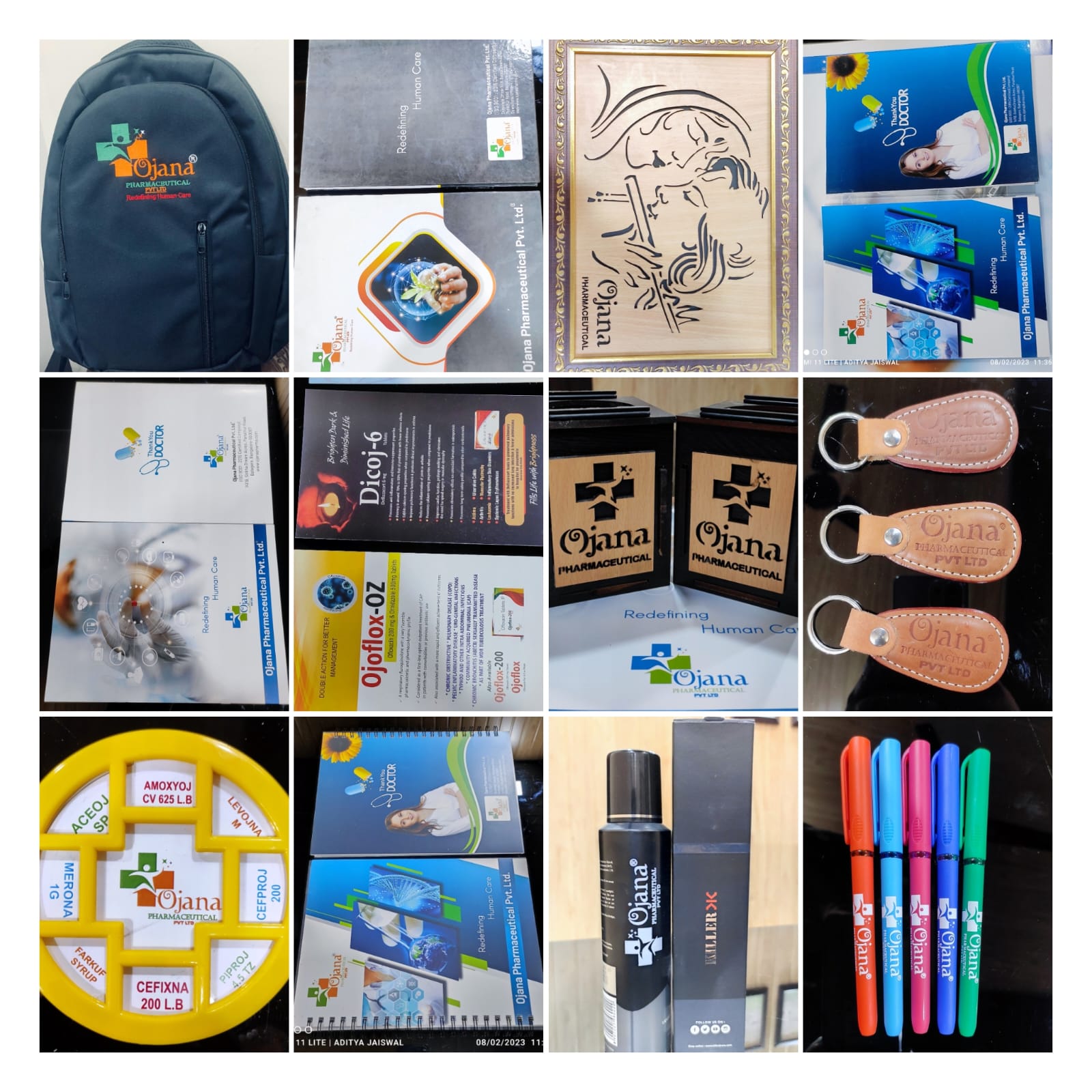 Ojana Pharma Promotional Gift Materials Kit